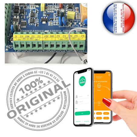 Pack Alarme Meian FOCUS ST-VGT – 868MHz, Sans Fil, GSM/Ethernet Pour Atelier