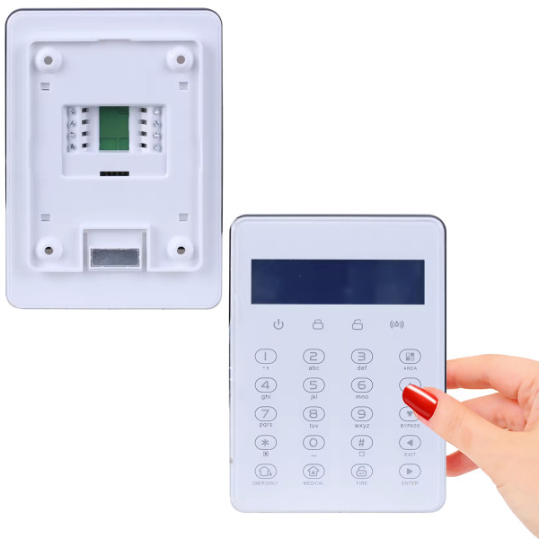 Clavier pour Alarme FC-7668 PRO installé dans un local technique sécurisé