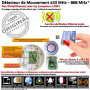 Capteur MC7380R Meian posé sur plafond blanc d’une chambre sécurisée
