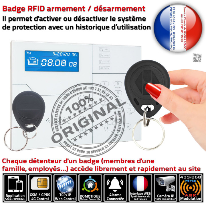 Protection 24h/24 alarme maison sans abonnement Meian et accessoires