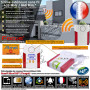 Puissante sirène extérieure sans fil Meian MD334R avec flash LED intégré