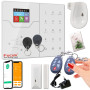 Alarme anti intrusion 868 MHz pour maisons et commerces avec connexion sécurisée