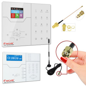 Antenne Alarme 433 MHz 12 Dbi SMA pour signal sans fil renforcé maison