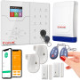 Alarme maison sans abonnement 4G avec sirène extérieure pour protéger votre foyer