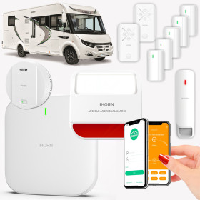 Alarme Camping Car Intégral connectée 4G sécurisant vans et fourgons aménagés