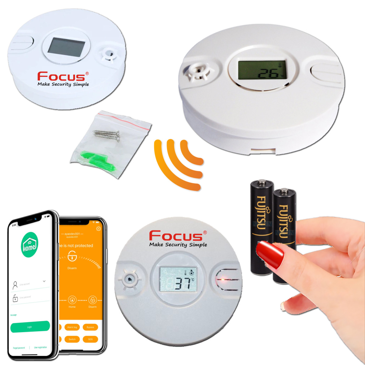 Détecteur sonde température MD240R compatible avec l'Alarme Atlantic's — free download