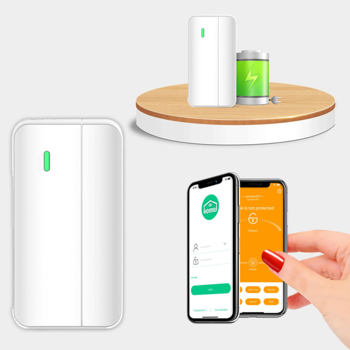 Alarme van aménagé 4G fiable avec protection surtension et application mobile
