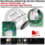 Centrale d'alarme Wi-Fi compatible box Internet fibre et réseau TCP/IP 4G