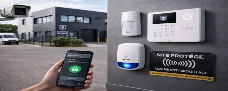 Alarme anti-brouillage professionnelle pour entreprises sécurisées